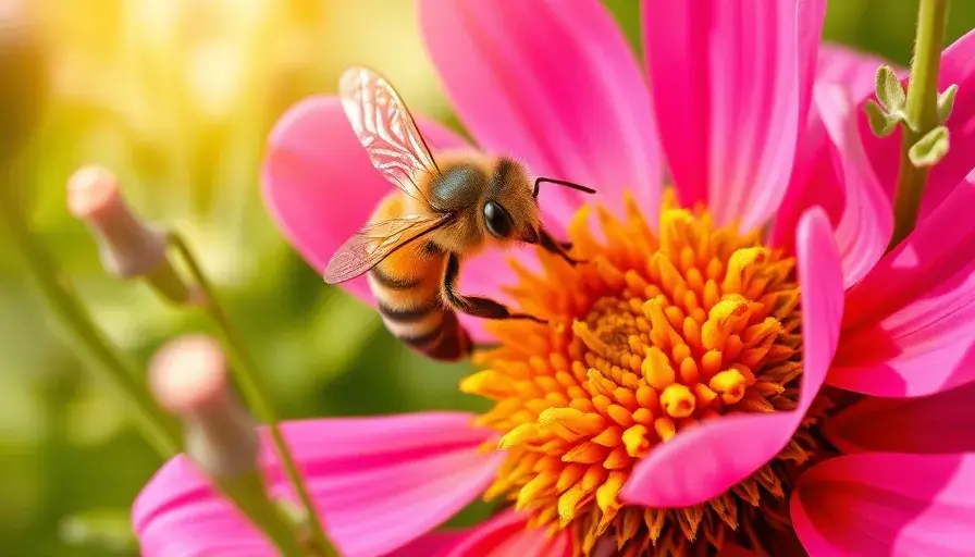 Bee on flower